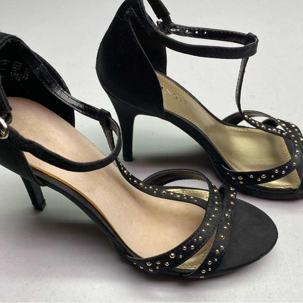 FIONI BLK Evening Sandals, 8 Summer Sale